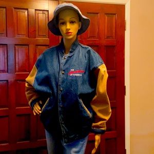 Chevrolet Denim Bomber Jacket size M